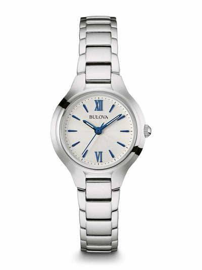 Bulova White Dial Womens Watch