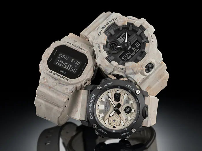Baby-G 数字 5600 系列大理石树脂表带手表 DW5600WM-5D