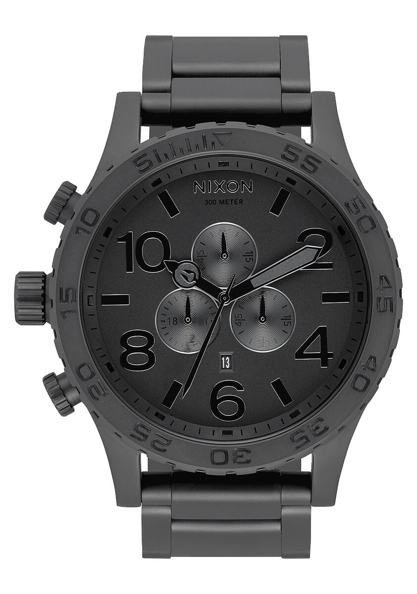 Nixon 51-30 Chrono All Matte Black And Black Mens Watch A0833086-00