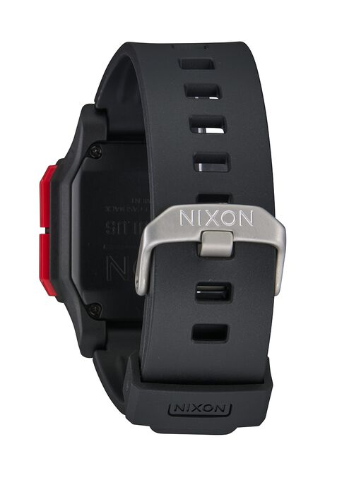 Nixon Regulus Black and Red Watch A1180-008-00