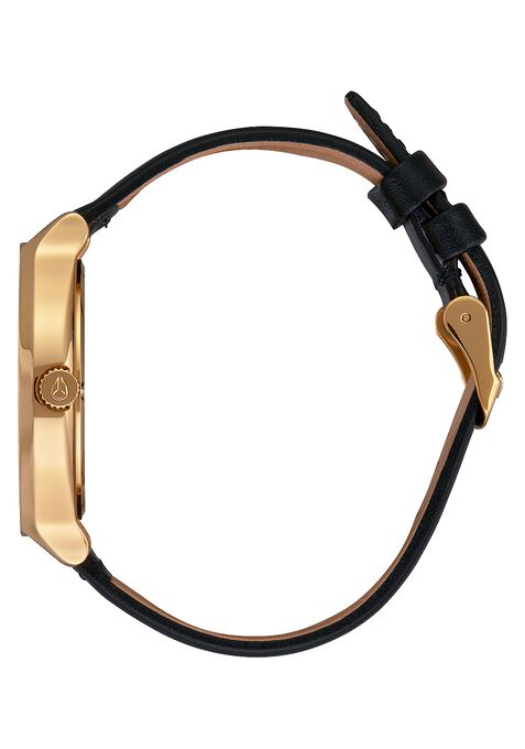 Nixon Clique Leather Watch Gold Women's Watch A1250-510-00