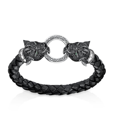 Thomas Sabo 皮革表带“黑猫”