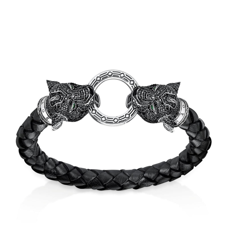 Thomas Sabo 皮革表带“黑猫”