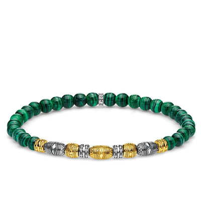 Thomas Sabo Bracelet Two-tone Lucky Charm, Green