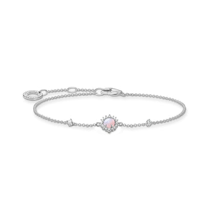 Thomas Sabo Bracelet Pink Stone Silver