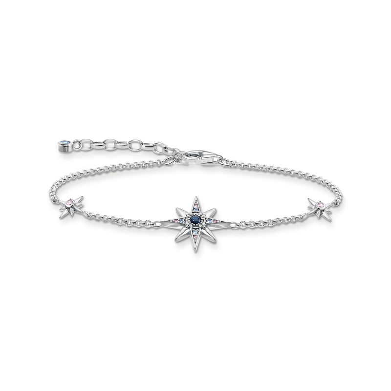 Thomas Sabo Bracelet royalty star dark blue stone