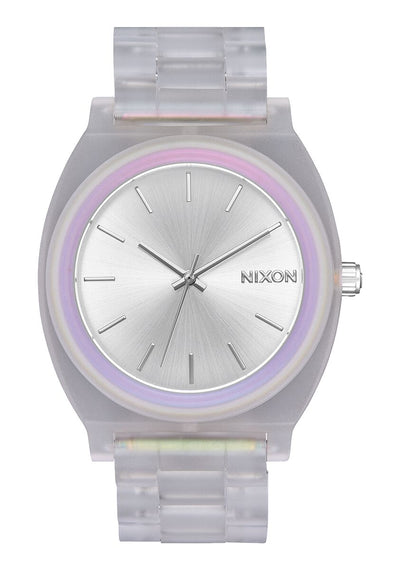 Nixon Time Teller Acetate Clear/Rainbow Womens Watch A327-3250-00