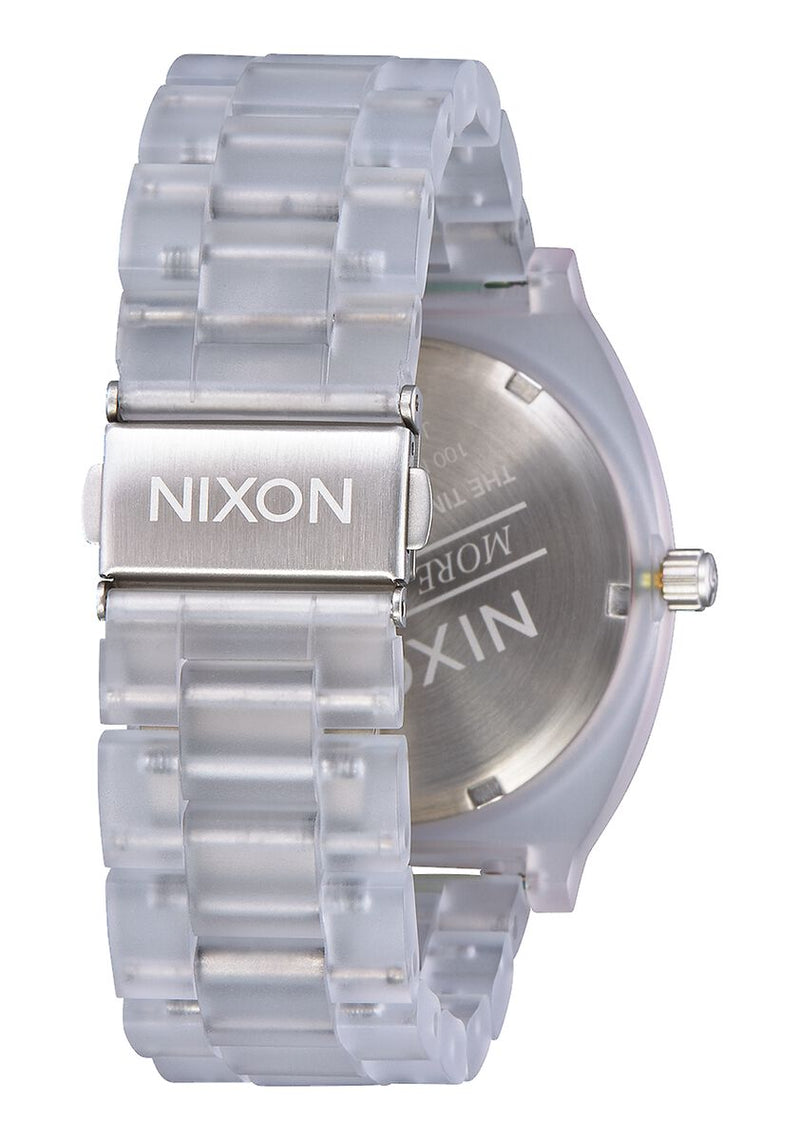 Nixon Time Teller Acetate Clear/Rainbow Womens Watch A327-3250-00