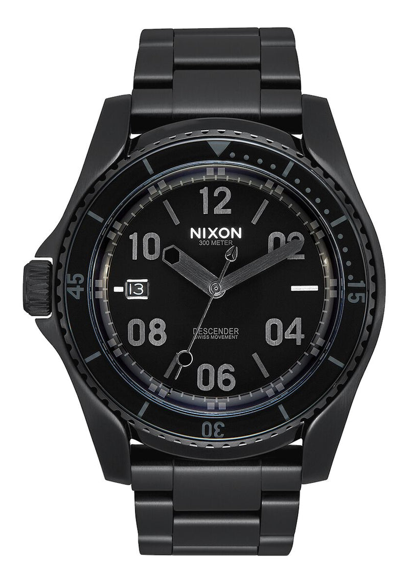 Nixon Descender 手表 黑色 男士手表 A959-1147-00