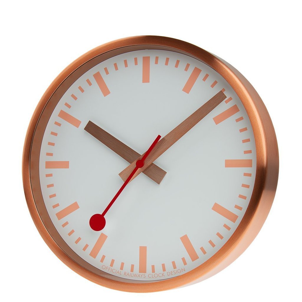 MONDAINE OFFICIAL SWISS RAILWAYS WALL CLOCK A990.CLOCK.17SBK