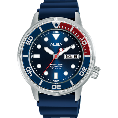 Alba Automatic Blue Dial Two-Tone Mens Watch AL4251X1