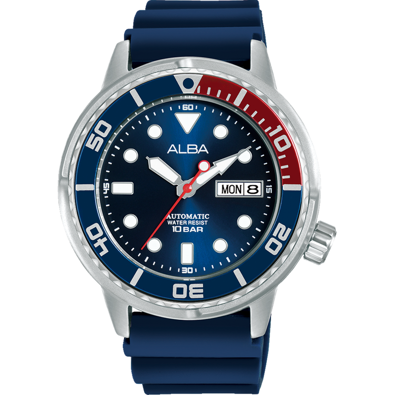 Alba Automatic Blue Dial Two-Tone Mens Watch AL4251X1