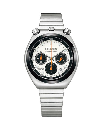 Citizen Vintage White Dial Chronograph Mens Watch AN3660-81A