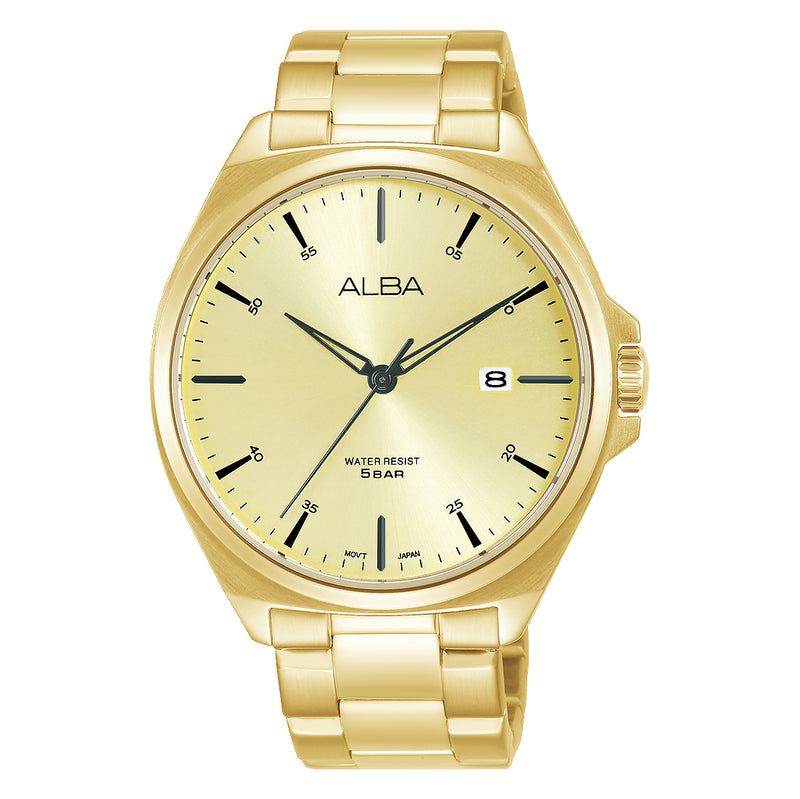 Alba discount watch gold