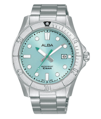 Alba Active Sports Stainless Steel Mens Watch AS9Q07X