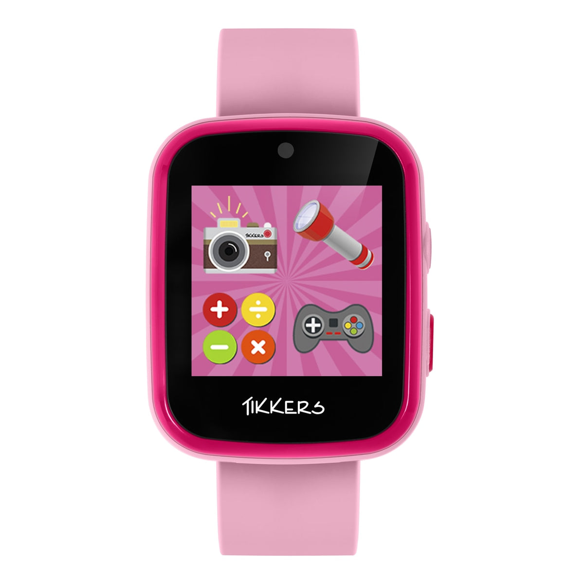 Tikkers Interactive Pink Smart Watch for Kids TK1084PNK Watch Direct