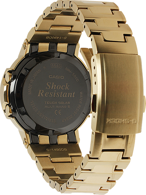 G-Shock Radio Controlled Tough Solar Gold All-Metal AWM500GD-9A