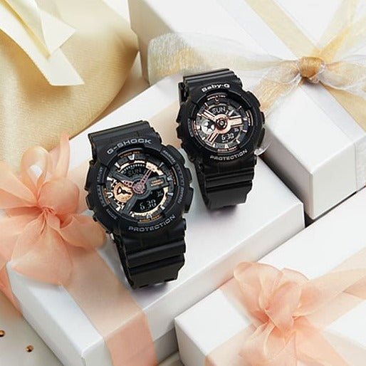 Baby g shock rose gold online