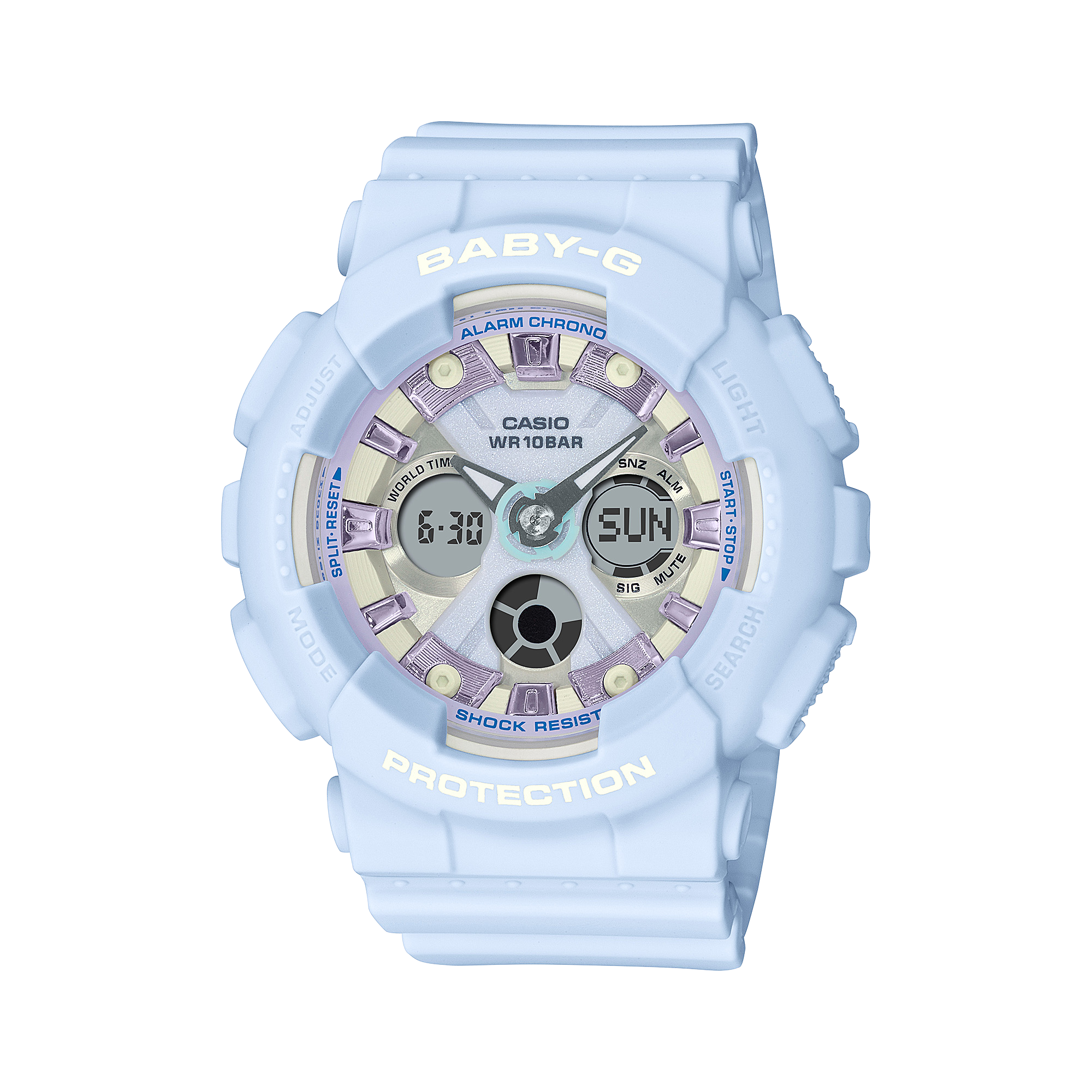 Baby-G Icey Pastel Blue Watch BA130WP-2A