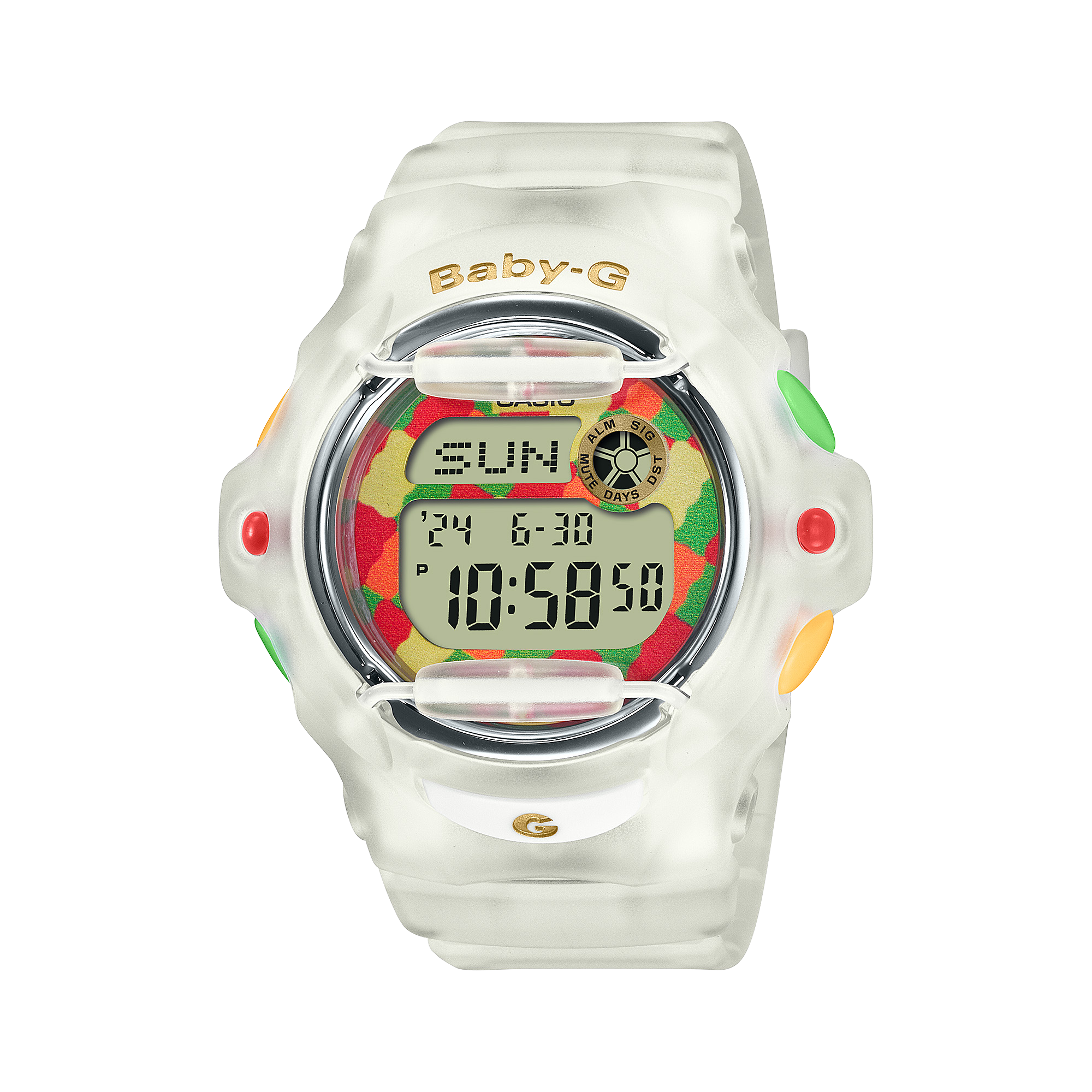 Baby-G Haribo Collaboration Digital Jelly Watch BG169HRB-7D