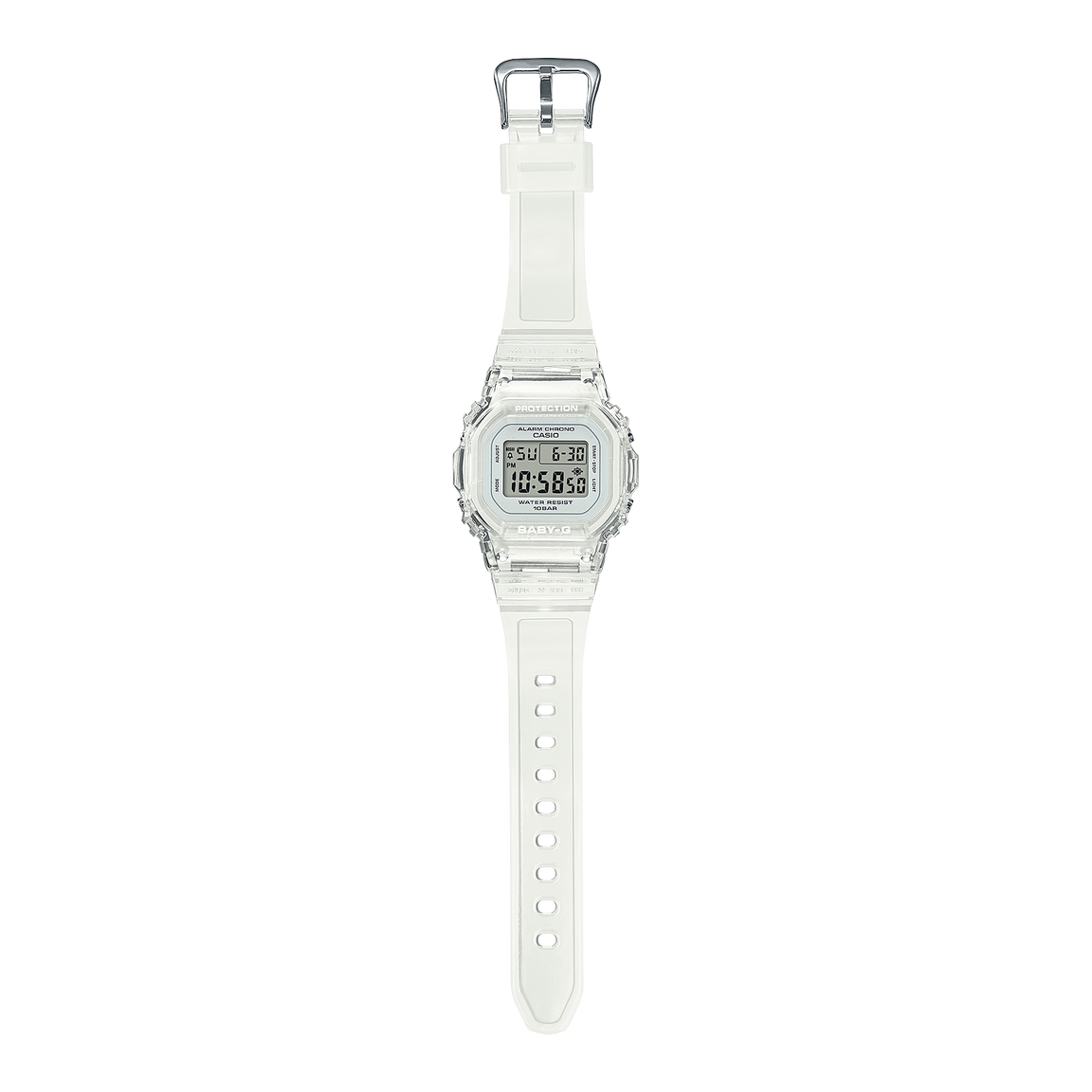Baby-G Shock Resistant Transparent Womens Watch BGD565S-7D
