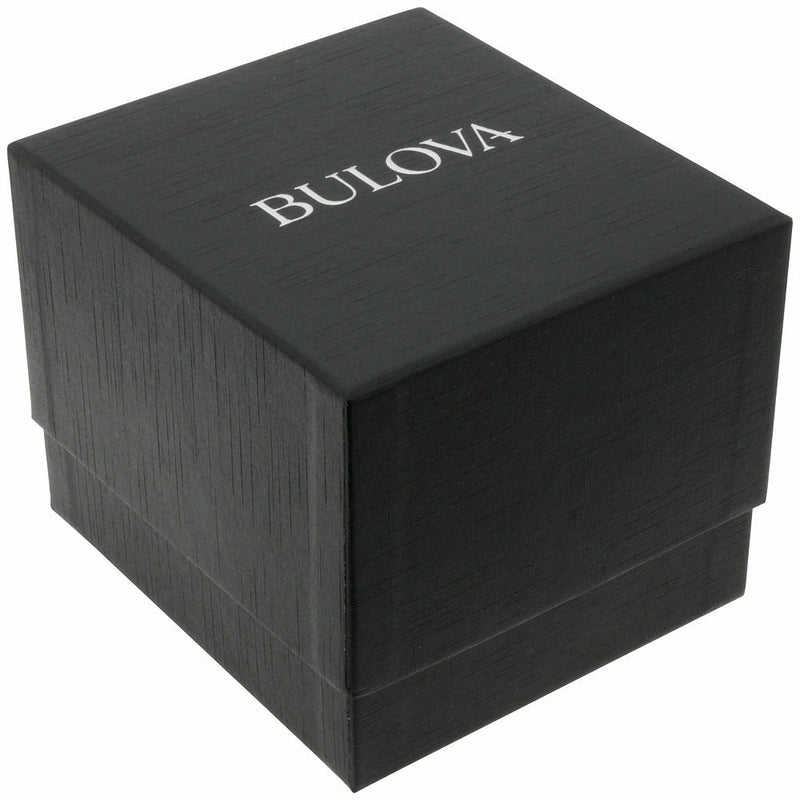 Bulova  96L208 Crystal Analog Display Quartz Silver Womens Watch