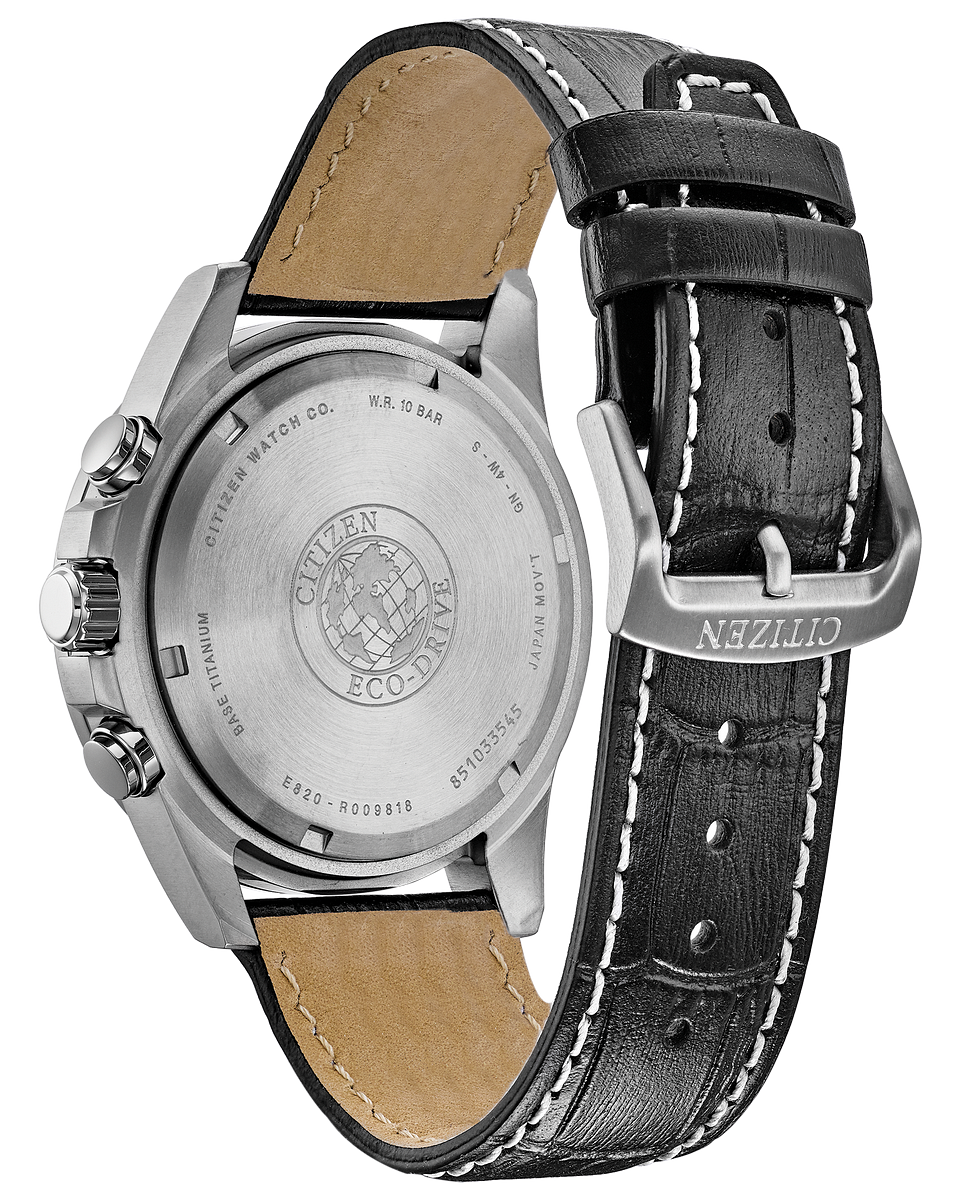Citizen Leather Grey Dial Men's Watch