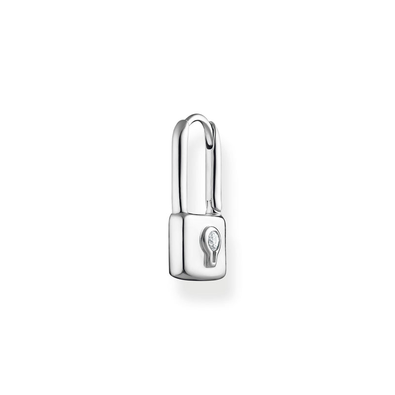 Thomas Sabo Single Hoop Earring Lock Silver