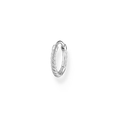 Thomas Sabo Single hoop earring rope silver