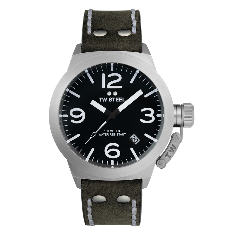 TW Steel Canteen 45MM Grey Dial Mens Watch CS101