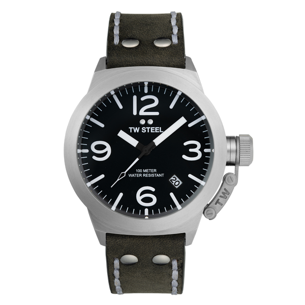 TW Steel Canteen 45MM Grey Dial Mens Watch CS101 Watch Direct