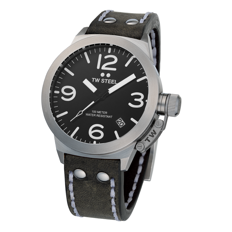 TW Steel Canteen 45MM Grey Dial Mens Watch CS101