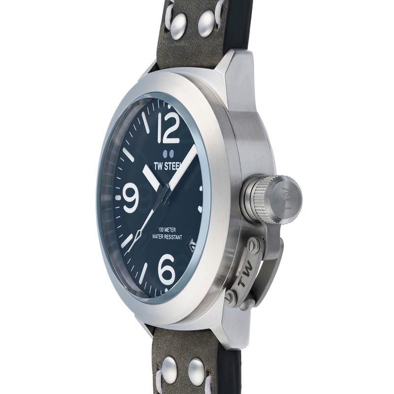 TW Steel Canteen 45MM Grey Dial Mens Watch CS101