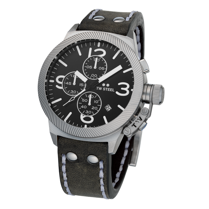 TW Steel Canteen 45MM Grey Dial Mens Watch CS105