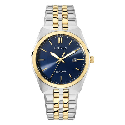 Citizen Two-Tone Eco-Drive Blue Dial Watch BM7334-66L