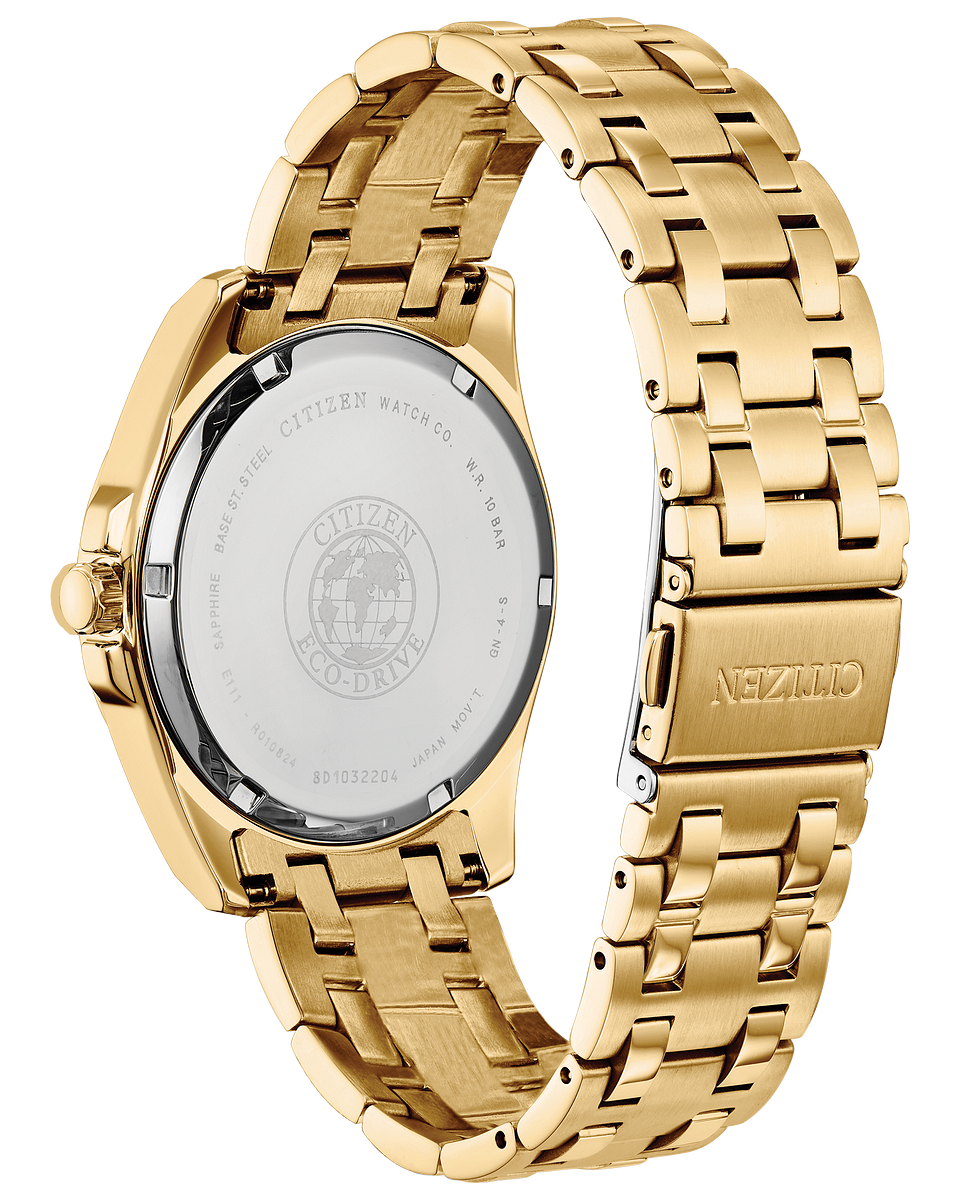 Citizen Corso Gold Case and Blue Dial Dress Watch BM7103-51L