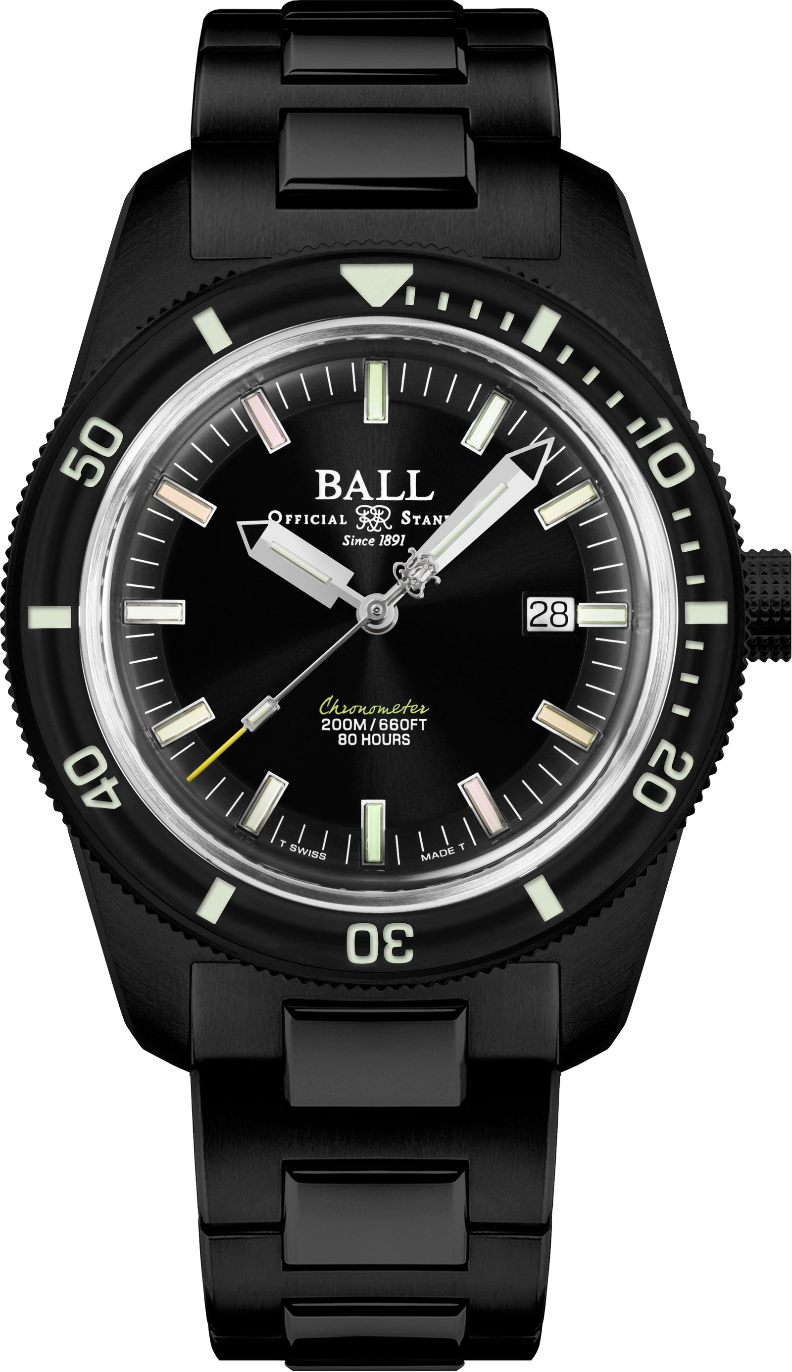 Ball Engineer II Skindiver Heritage Manufacture Chronometer DD3208B S2 Watch Direct