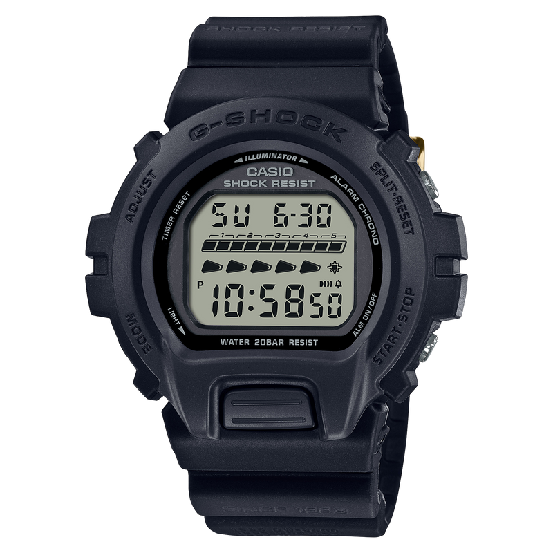 G-Shock 黑色树脂表带手表 DW6640RE-1D