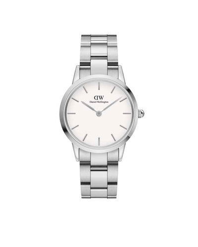 Daniel Wellington Iconic Link 32 银色 &amp; 白色手表