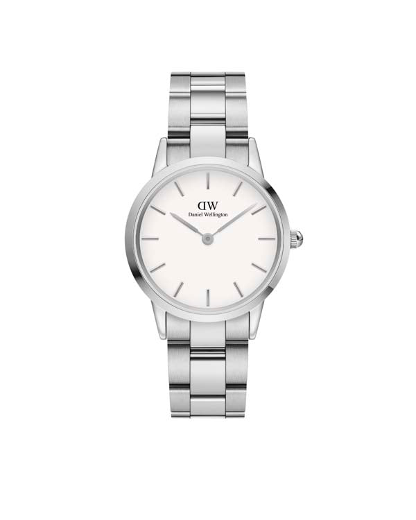 Daniel Wellington Iconic Link 32 银色 &amp; 白色手表