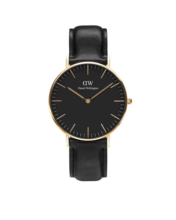 Daniel Wellington Classic 36 Sheffield 金黑腕表