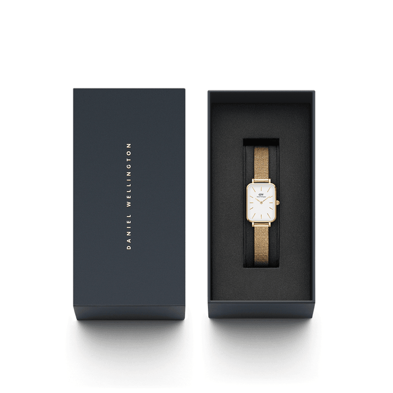 Daniel Wellington Quadro 26mm 压制恒金 DW00100556