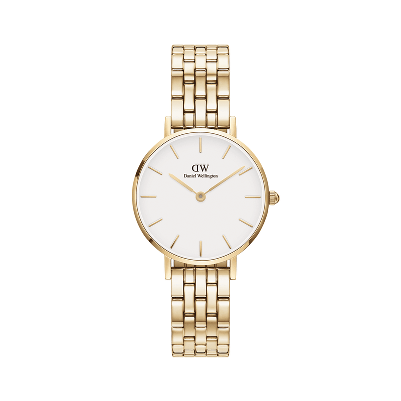 Daniel Wellington Petite 28mm 5-Link Evergold Watch DW00100614