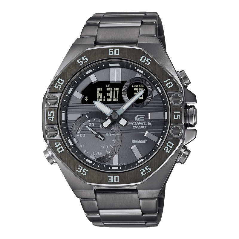 Casio Edifice Smartphone Link Gunmetal Grey ECB10DC 1B Watch Direct