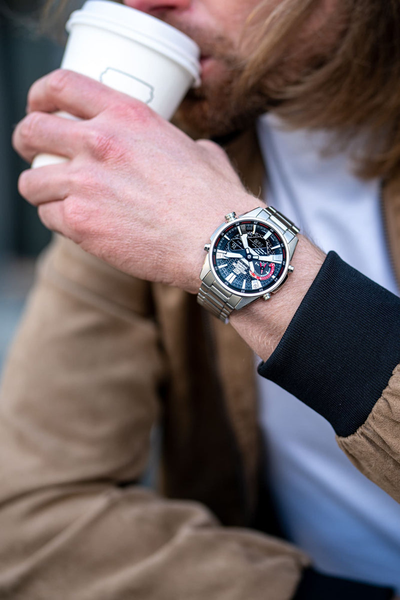 卡西欧 Edifice 计时码表智能手机链接 ECBS100D-1A