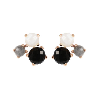 Bronzallure Trilogy Felicia Stud Earrings