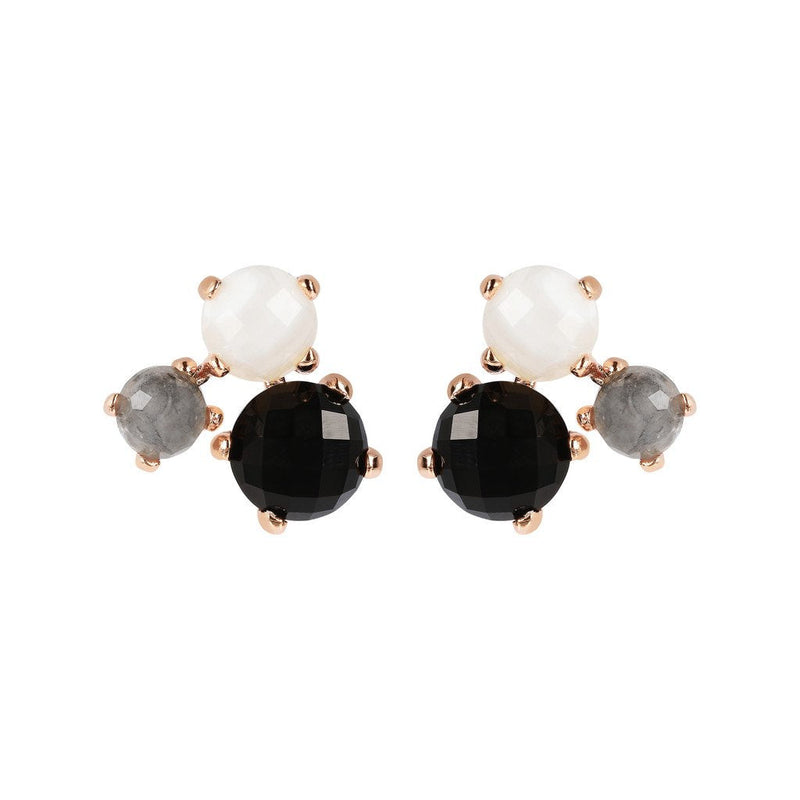 Bronzallure Trilogy Felicia Stud Earrings