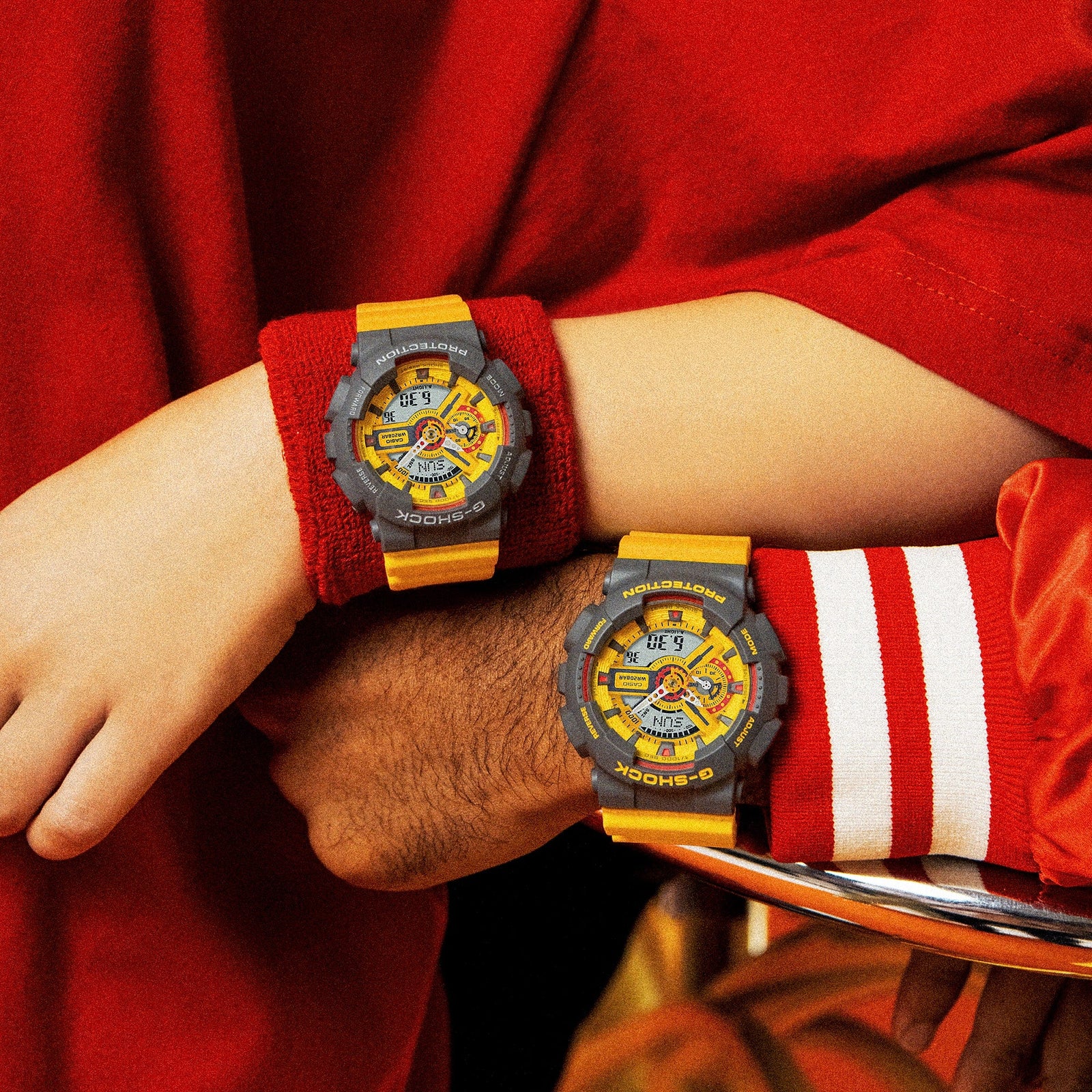 G Shock GA Series 90s inspired colourful GA110Y 9A Watch Direct