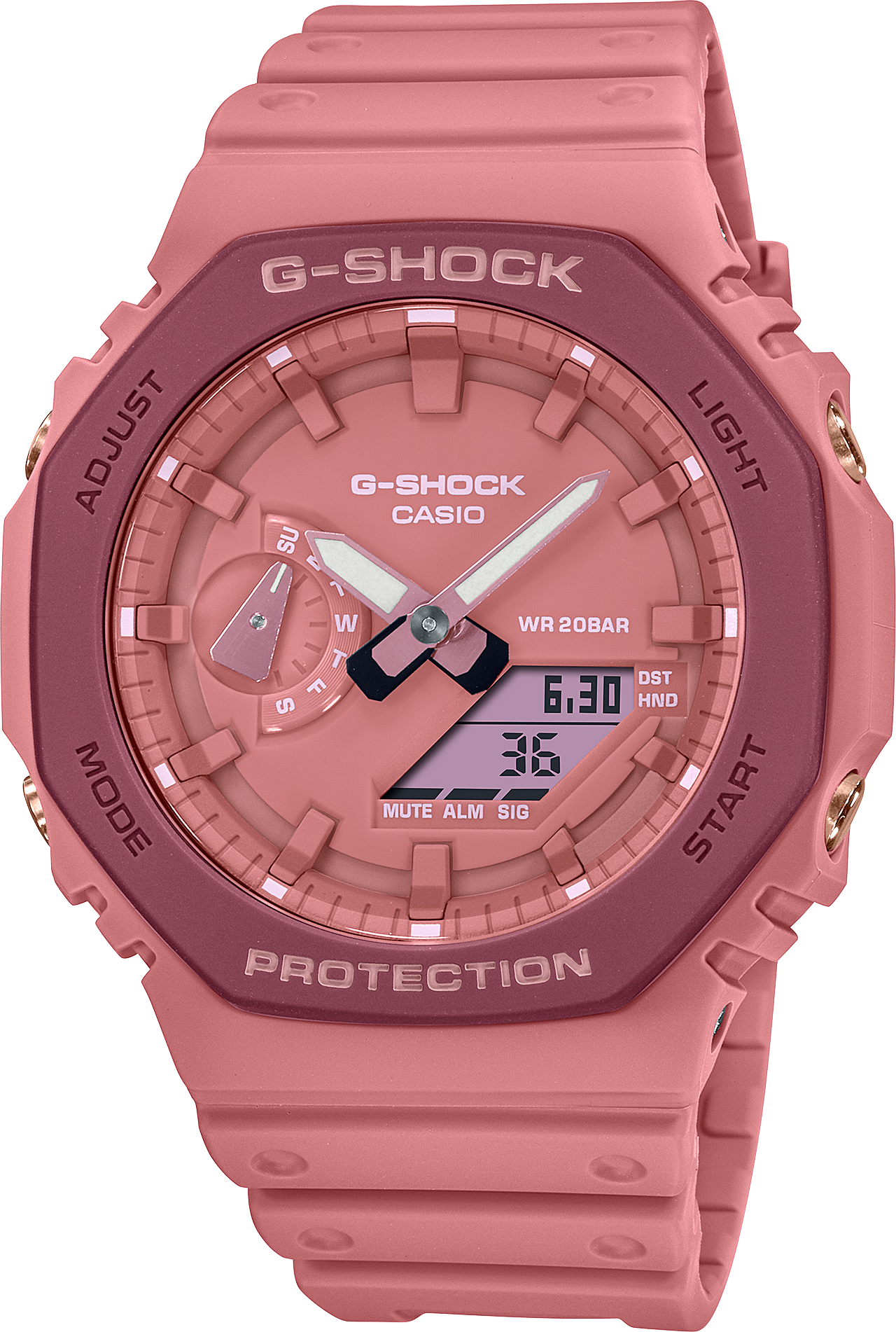 G-Shock Pink Resin Band Watch GA2110SL-4A4