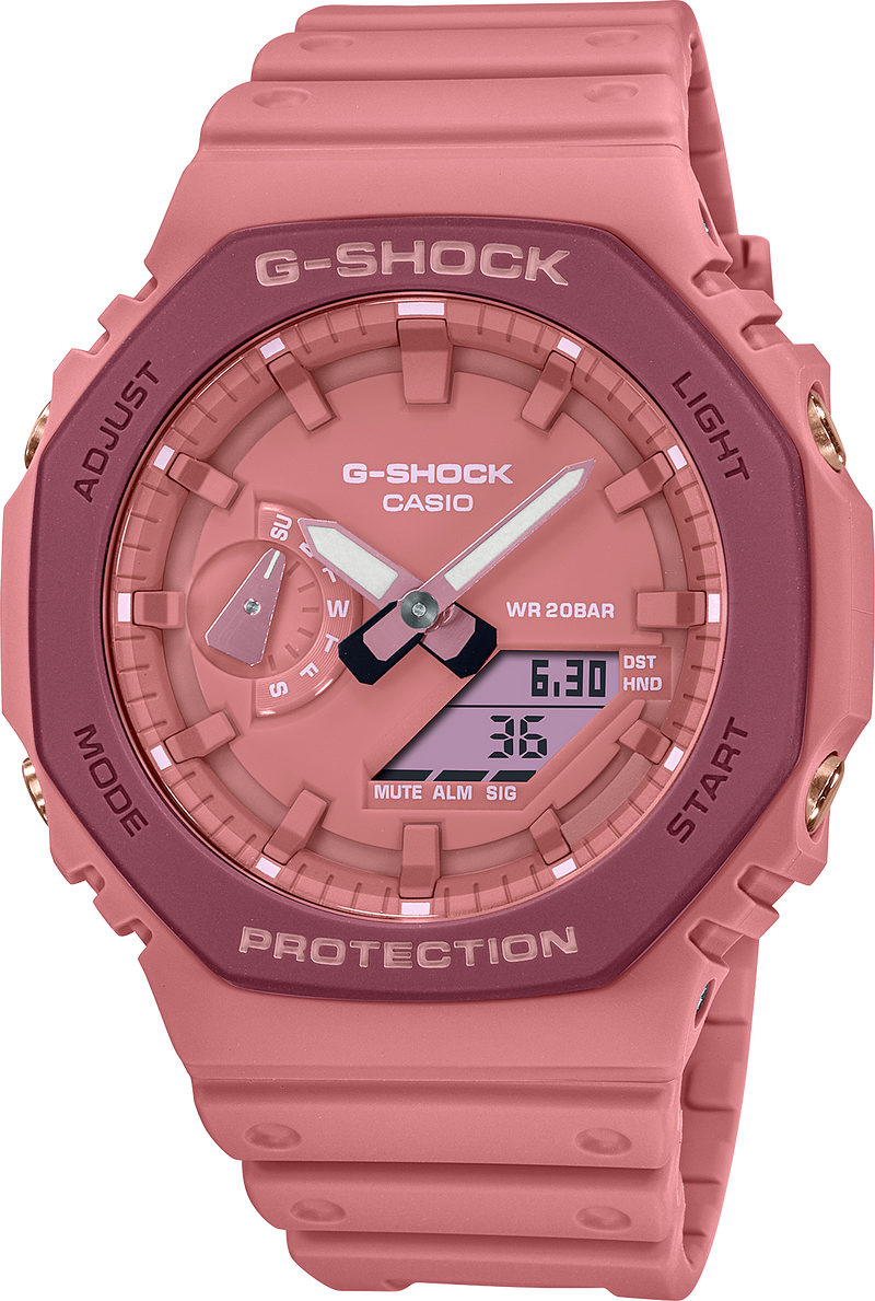 G-Shock Pink Resin Band Watch GA2110SL-4A4